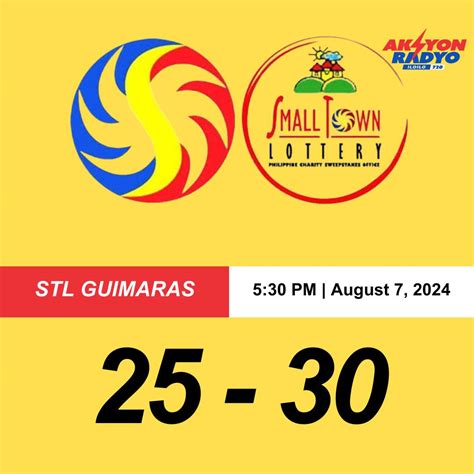 STL GUIMARAS 5:30 P.M. DRAW: 28 .